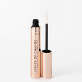 Lashes of change best sensitive eyes custom mascara. Vegan makeup Australia. The best mascara in Australia. mascara with beautiful packaging, Aluminium recyclable mascara packaging.